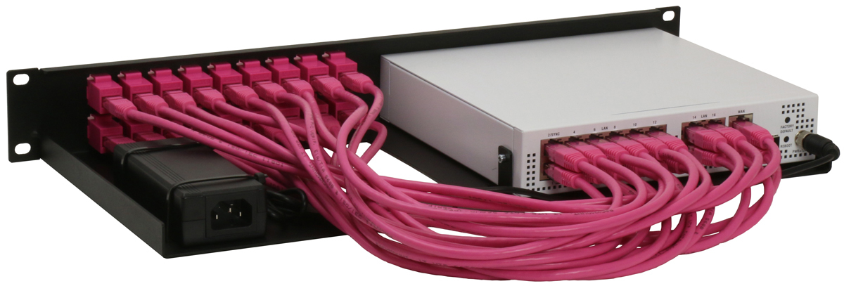 Rackmount.IT RM-CP-T3 - Netzwerk-Einrichtung - Rack montierbar - Erikaviolett, RAL 4003 - 1.3U - 48.3 cm (19)