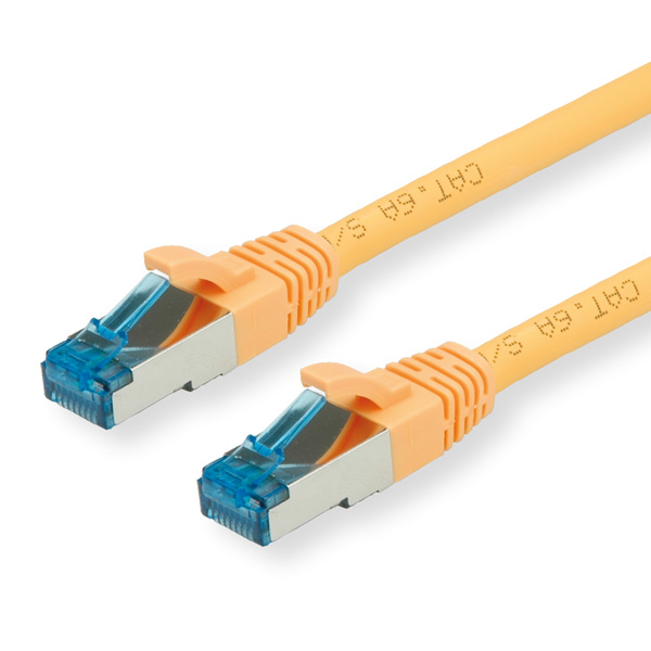 Value 15m S/FTP Cat.6a cavo di rete Giallo Cat6a S/FTP (S-STP)