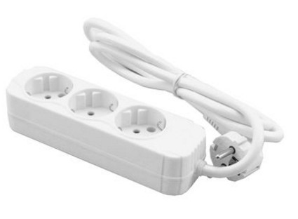 MediaRange MRCS201 multiprise 1,4 m 3 sortie(s) CA Int�rieure Blanc