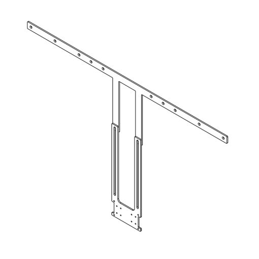 Hagor 2287 mounting kit Black