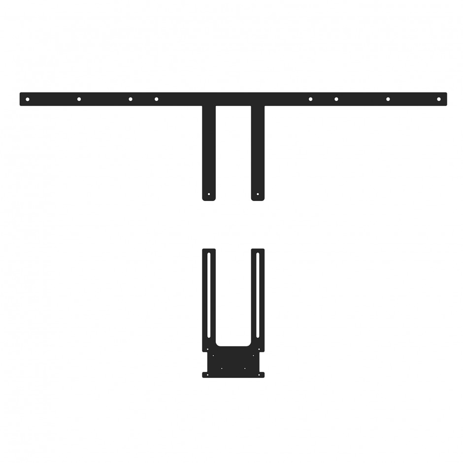 Hagor 2287 mounting kit Black