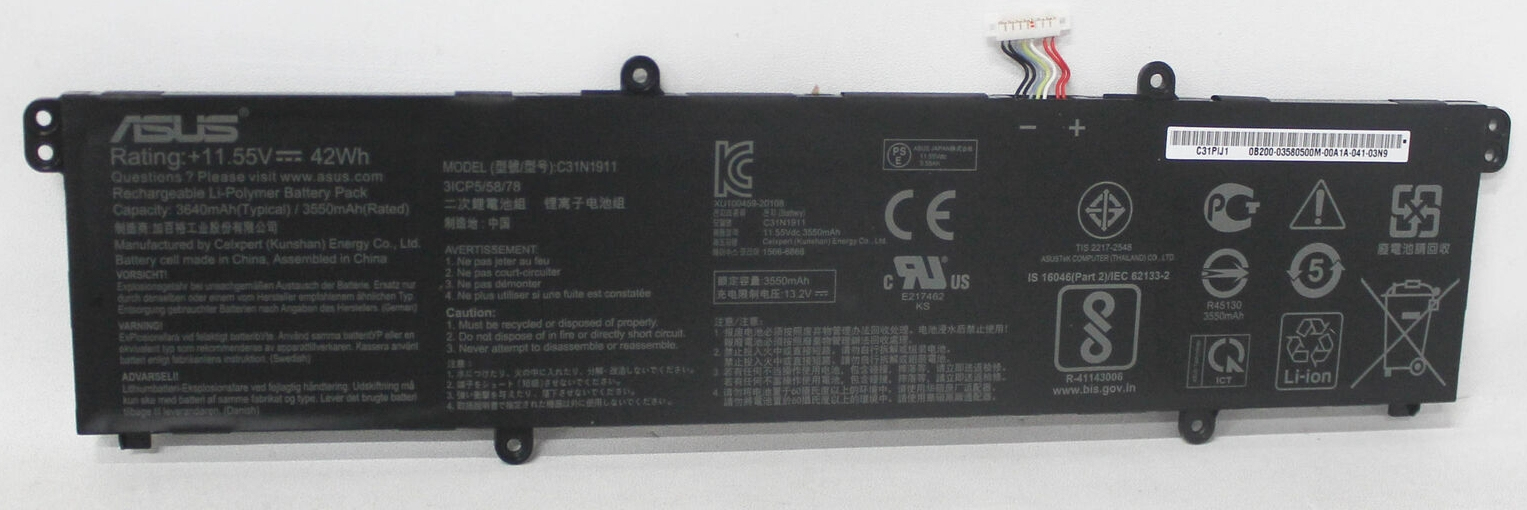 ASUS 0B200-03580300 laptop spare part Battery