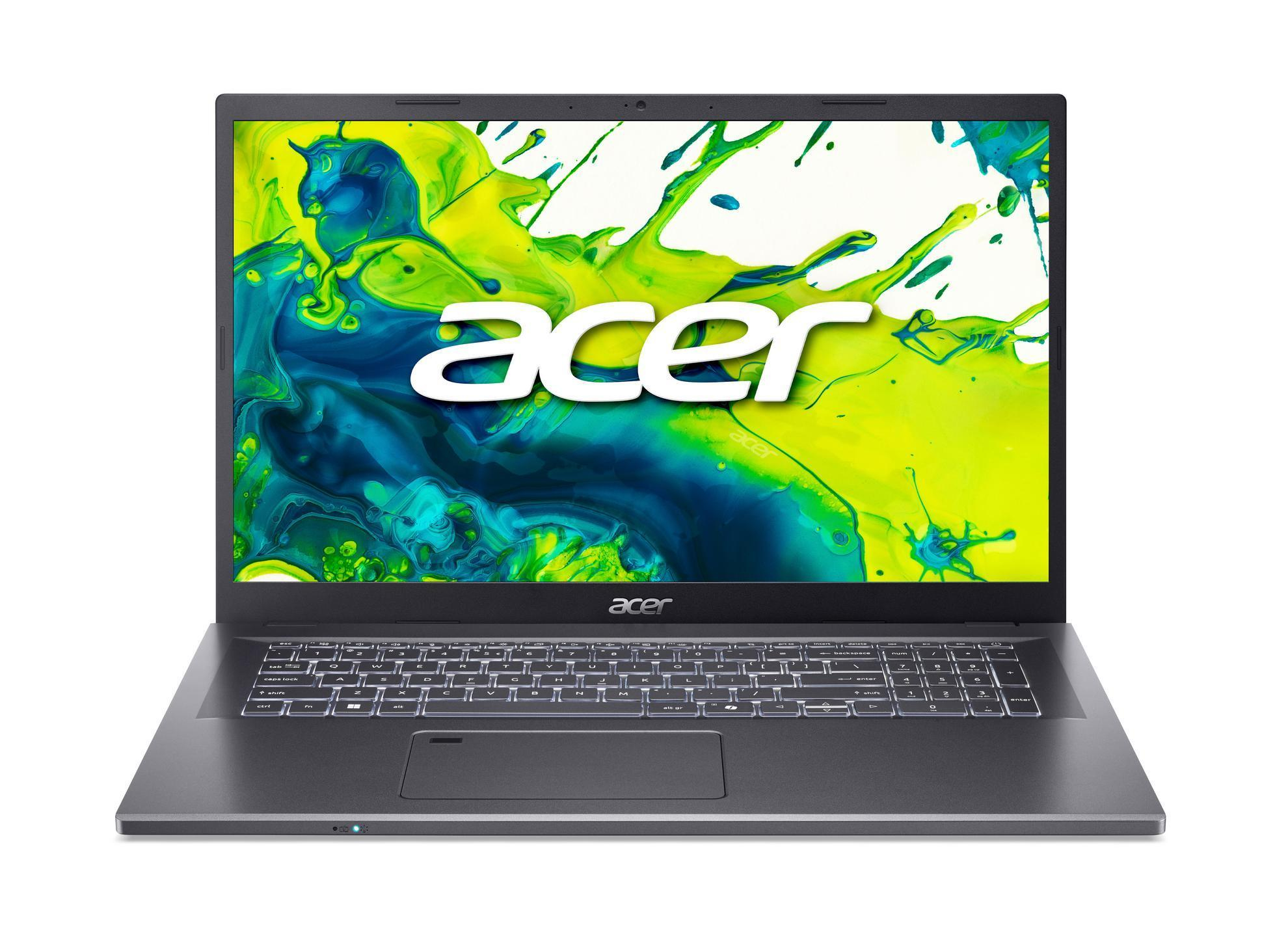 Acer Aspire 17 A17-51GM - Intel Core 7 150U / 1.8 GHz - Win 11 Home - GF RTX 2050 - 32 GB RAM - 1.024 TB SSD - 43.9 cm (17.3)