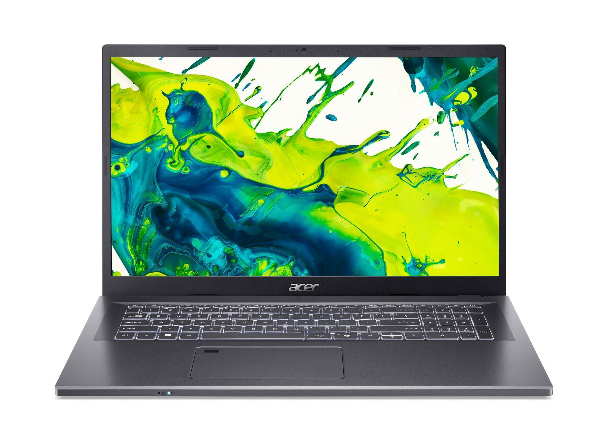 Acer Aspire 17 A17-51GM - Intel Core 7 150U / 1.8 GHz - Win 11 Home - GF RTX 2050 - 32 GB RAM - 1.024 TB SSD - 43.9 cm (17.3)