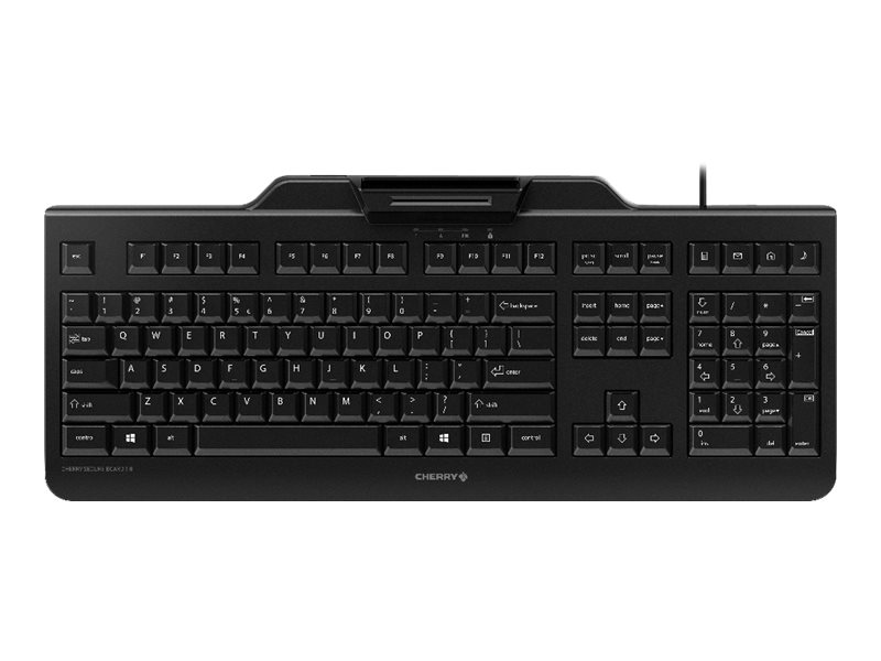 CHERRY SECURE BOARD 1.0 keyboard Office USB QWERTY Nordic Black
