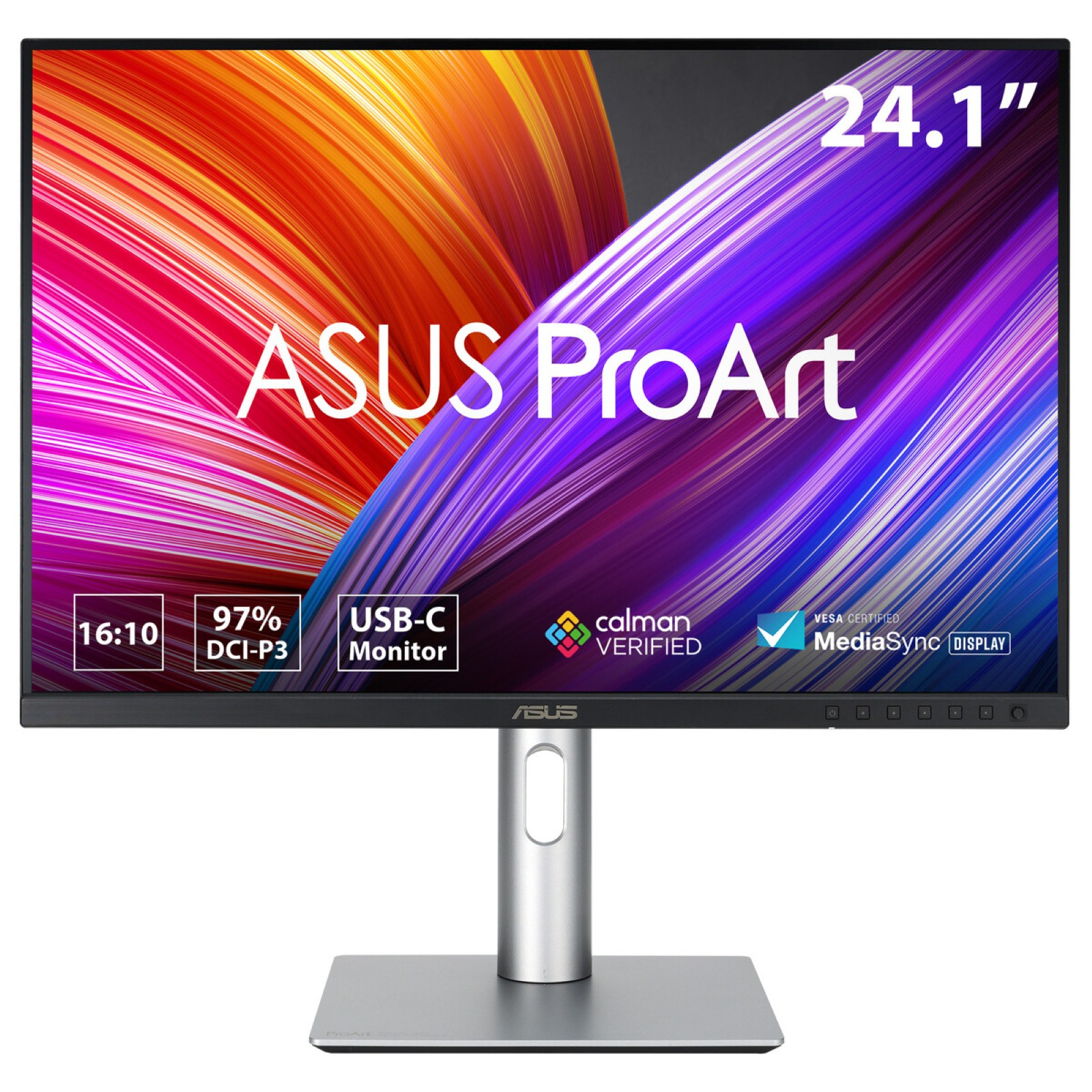 ASUS ProArt PA248CRV pantalla para PC 61,2 cm (24.1) 1920 x 1200 Pixeles WUXGA LCD Negro, Plata