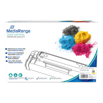 MediaRange MRHPTCE402A Cartouche de toner 1 pi�ce(s) Compatible Jaune