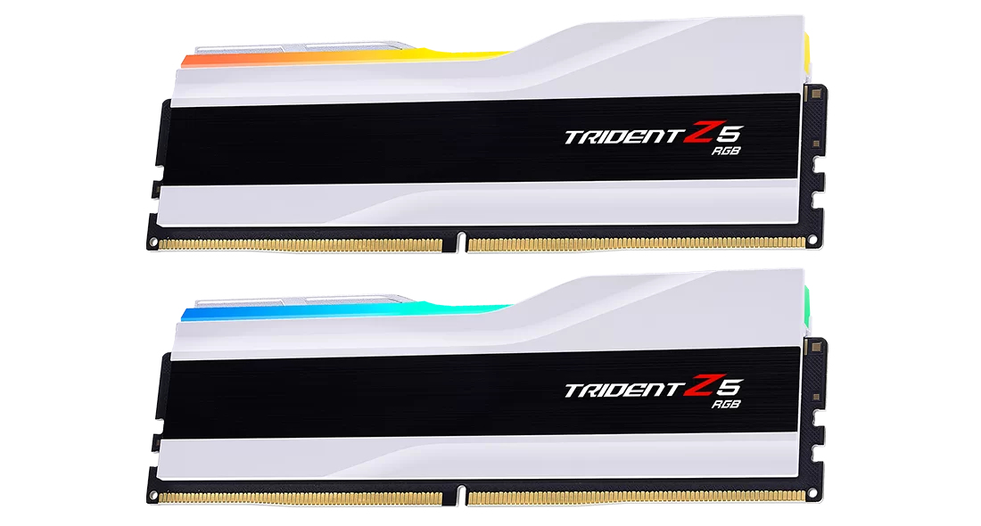 Kit mémoire RAM G.Skill Trident Z5 RGB (F5-6000J3040F16GX2-TZ5RS) - 32 Go  (2 x 16 Go), DDR5 6000 MHz, CL30 - XMP) –