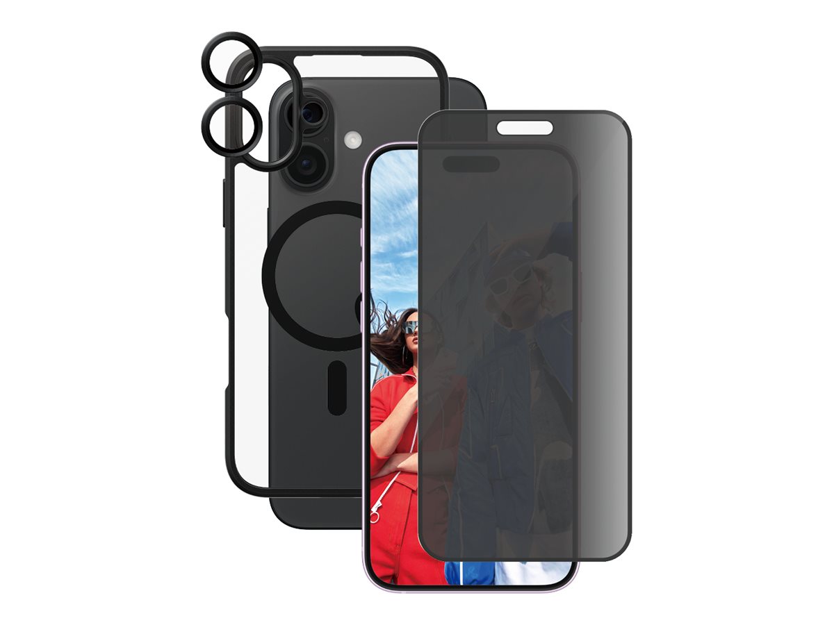 PanzerGlass � | CARE by � Flagship 3-in-1 Privacy Bundle iPhone 16 Plus funda para tel�fono m�vil Transparente