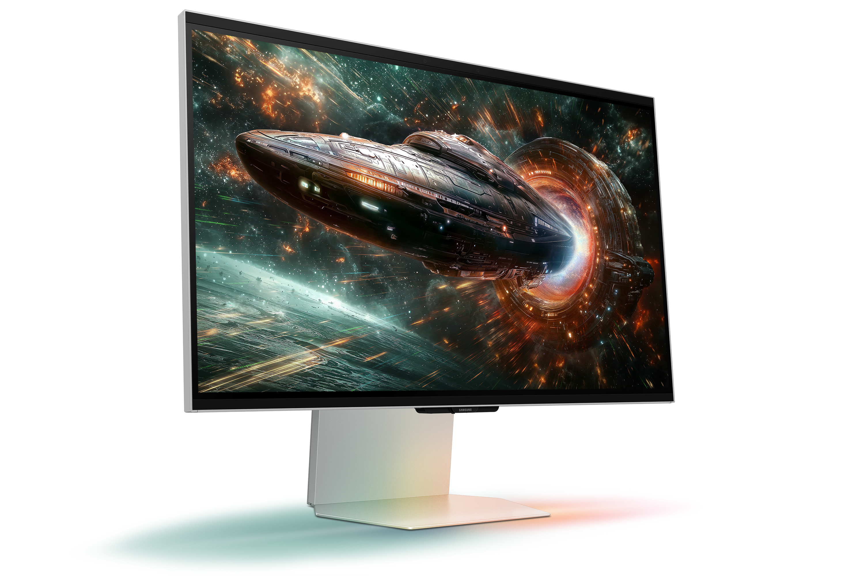 Samsung G90XF computer monitor 68.6 cm (27) 3840 x 2160 pixels 4K Ultra HD LCD Silver