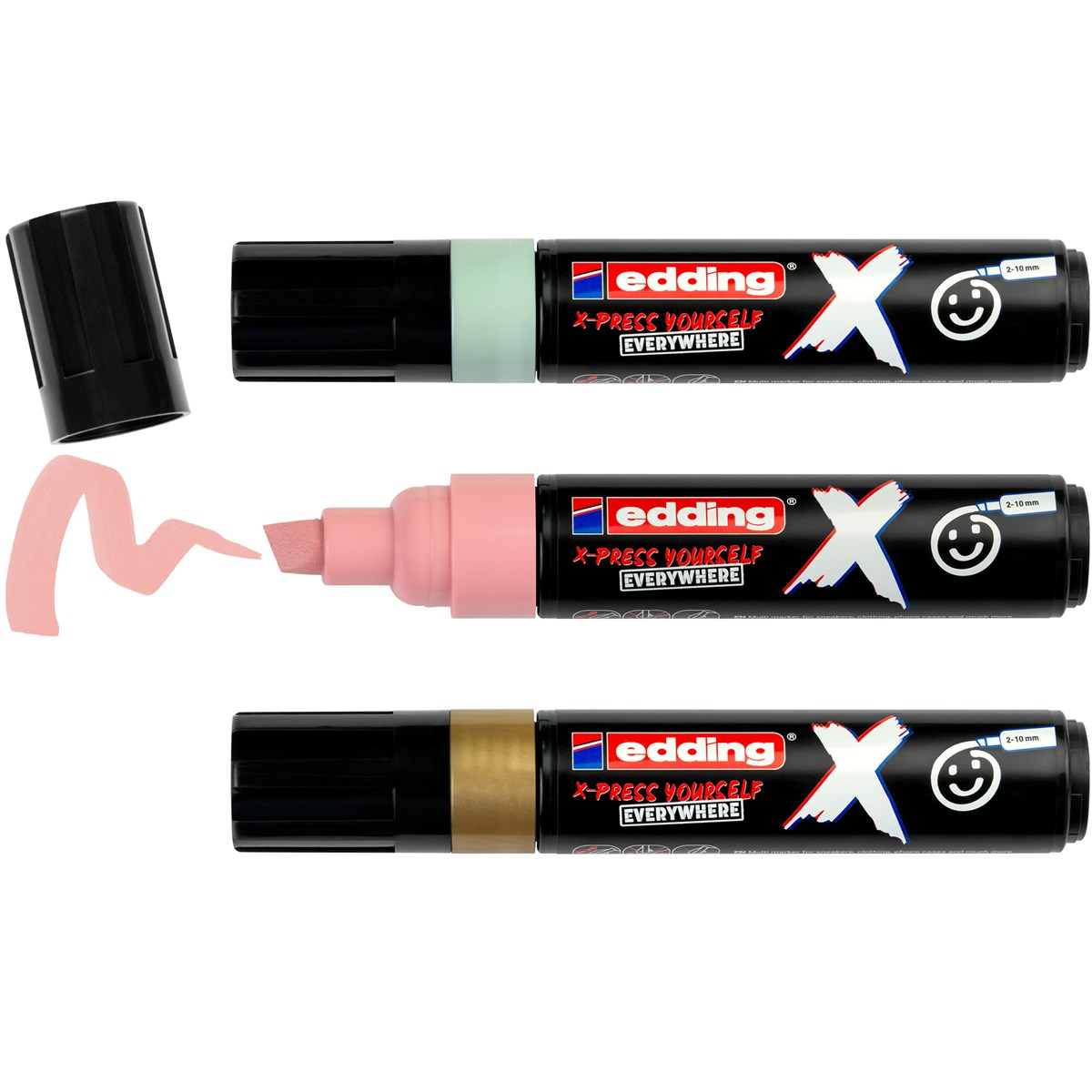 EDDING Multimarker schwarz 2.0 - 10.0 mm Schreibfarbe Mehrfarbig