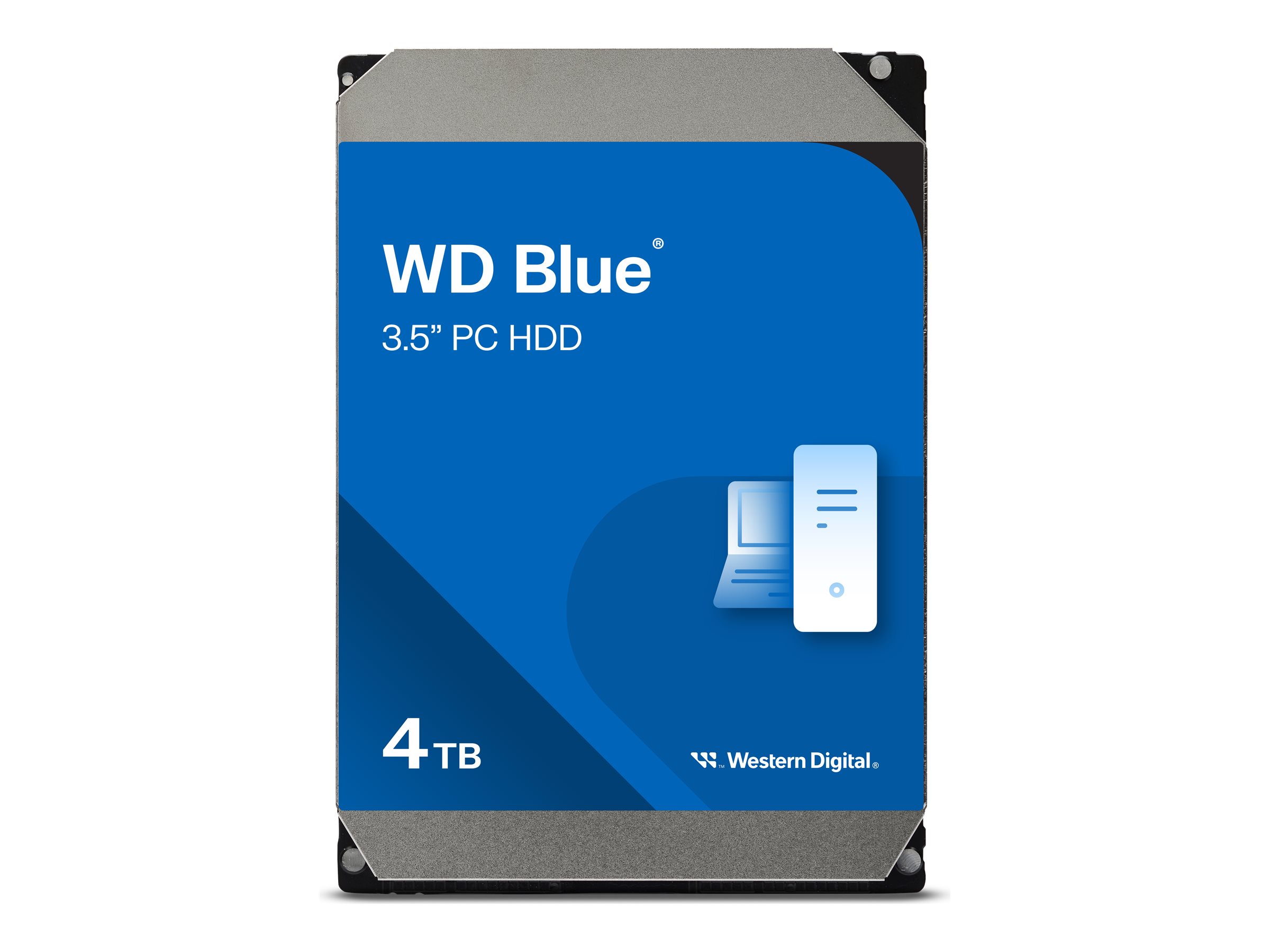 WD Blue WD40EZAX - Festplatte - 4 TB - intern - 3.5 (8.9 cm)