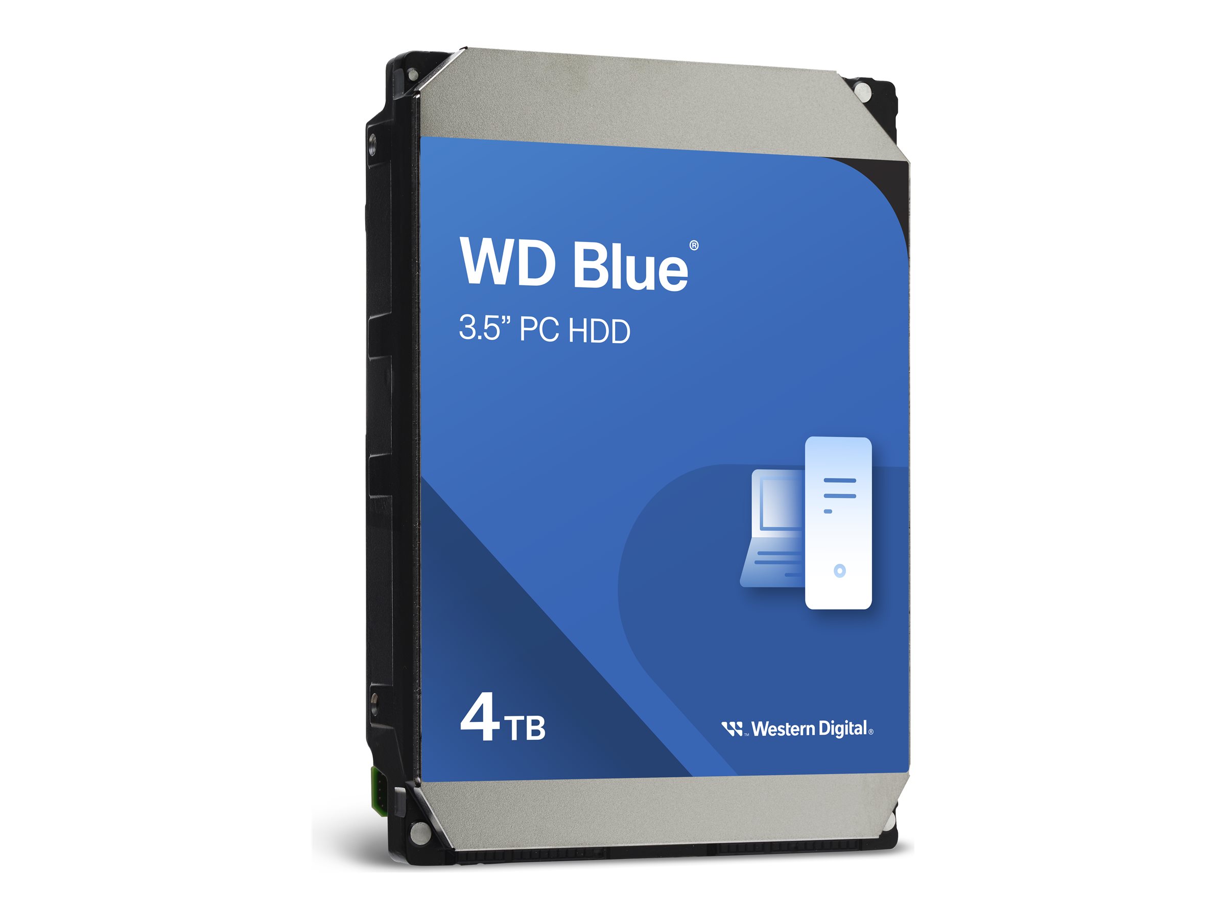 WD Blue WD40EZAX - Festplatte - 4 TB - intern - 3.5 (8.9 cm)