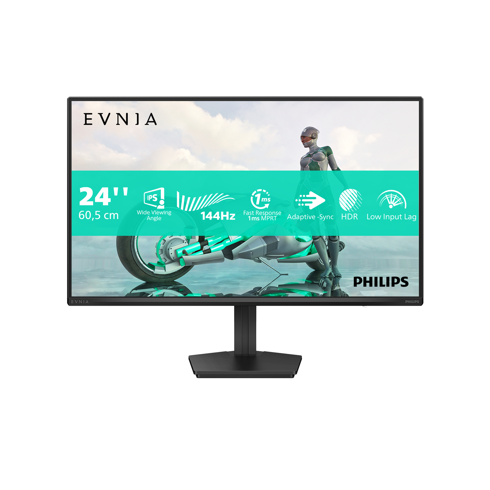 Philips Evnia 3000 24M2N3200NF/00 computer monitor 60.5 cm (23.8) 1920 x 1080 pixels Full HD LCD Grey
