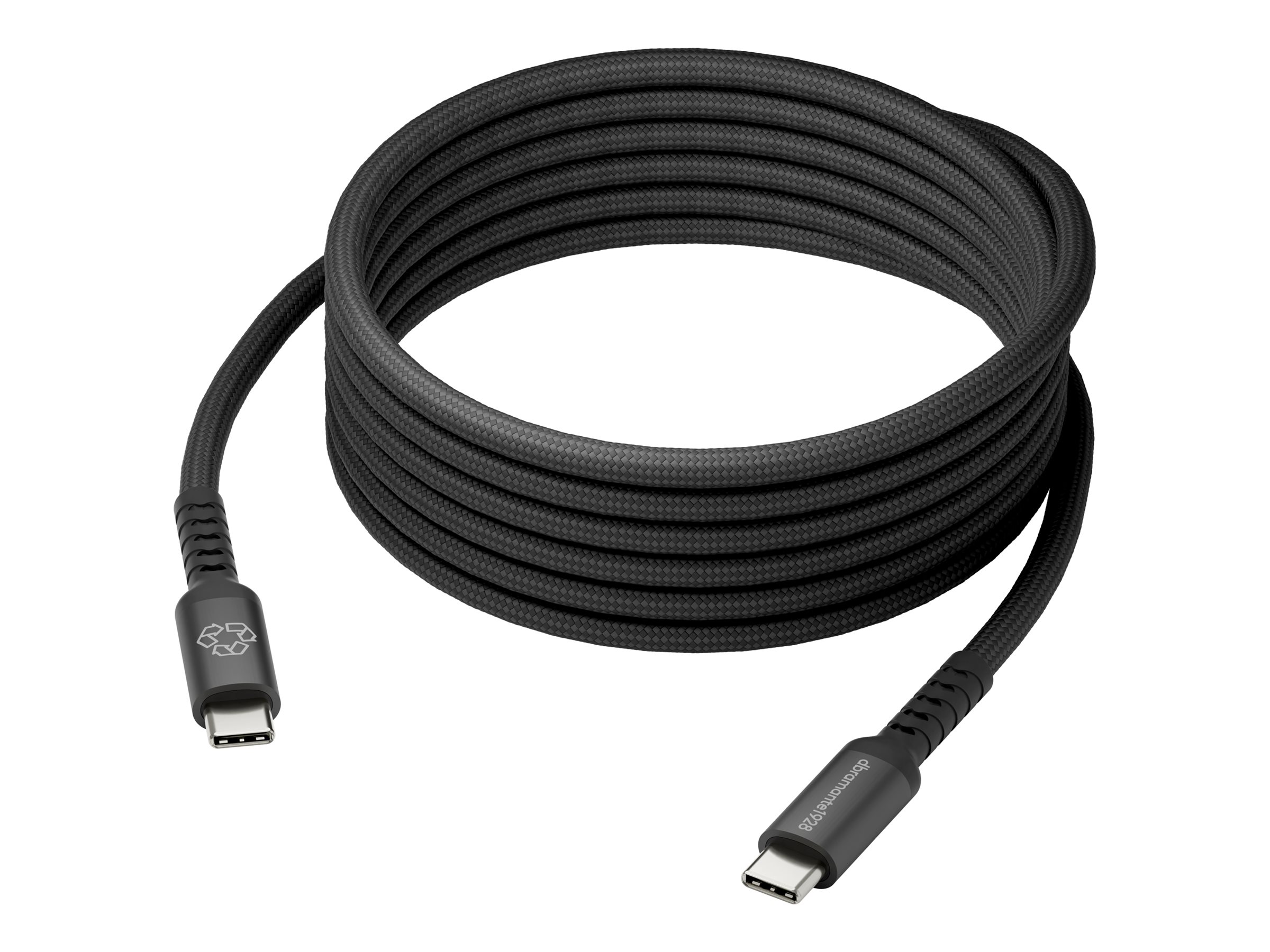 dbramante1928 re-charge IT - Cable - BRD - 3m USB-C/USB-C 100W - BLK