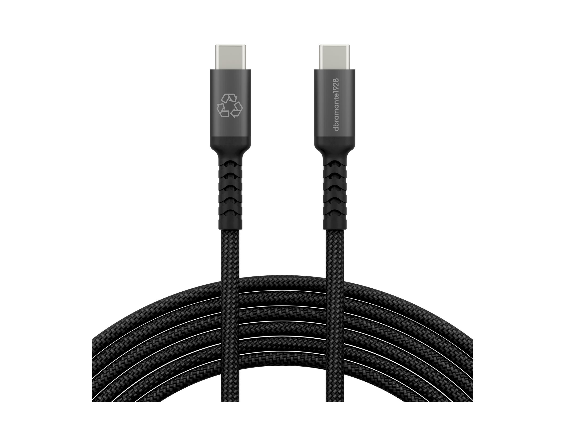 dbramante1928 re-charge IT - Cable - BRD - 3m USB-C/USB-C 100W - BLK