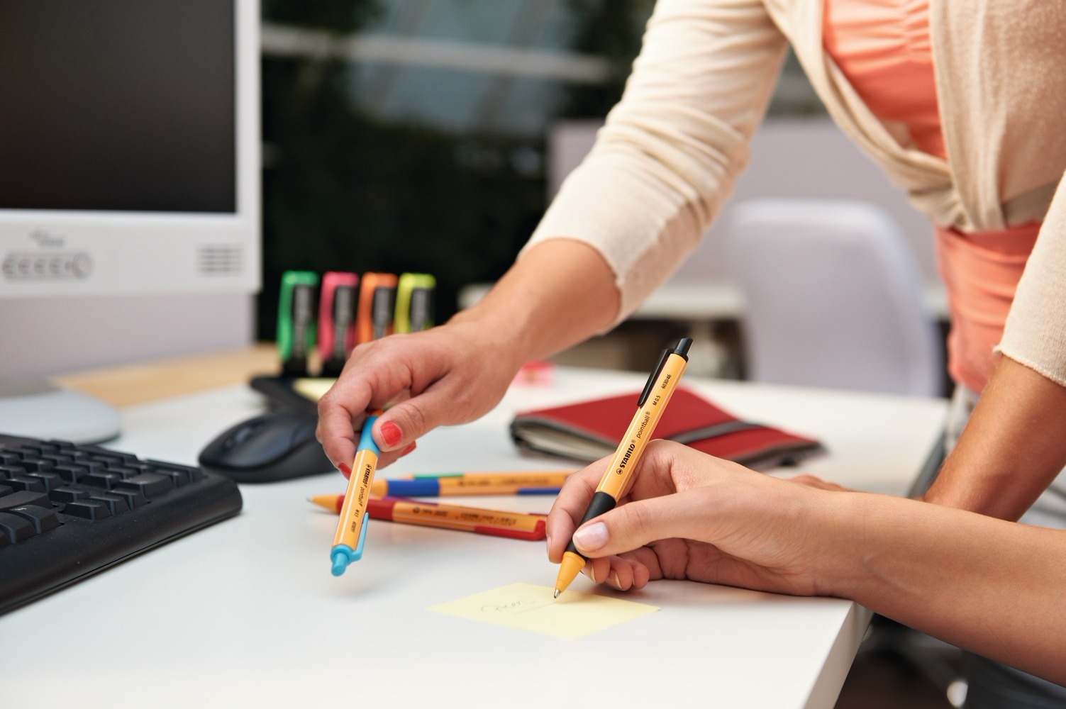 STABILO pointball Turquesa Bol�grafo de punta retr�ctil con pulsador 1 pieza(s)