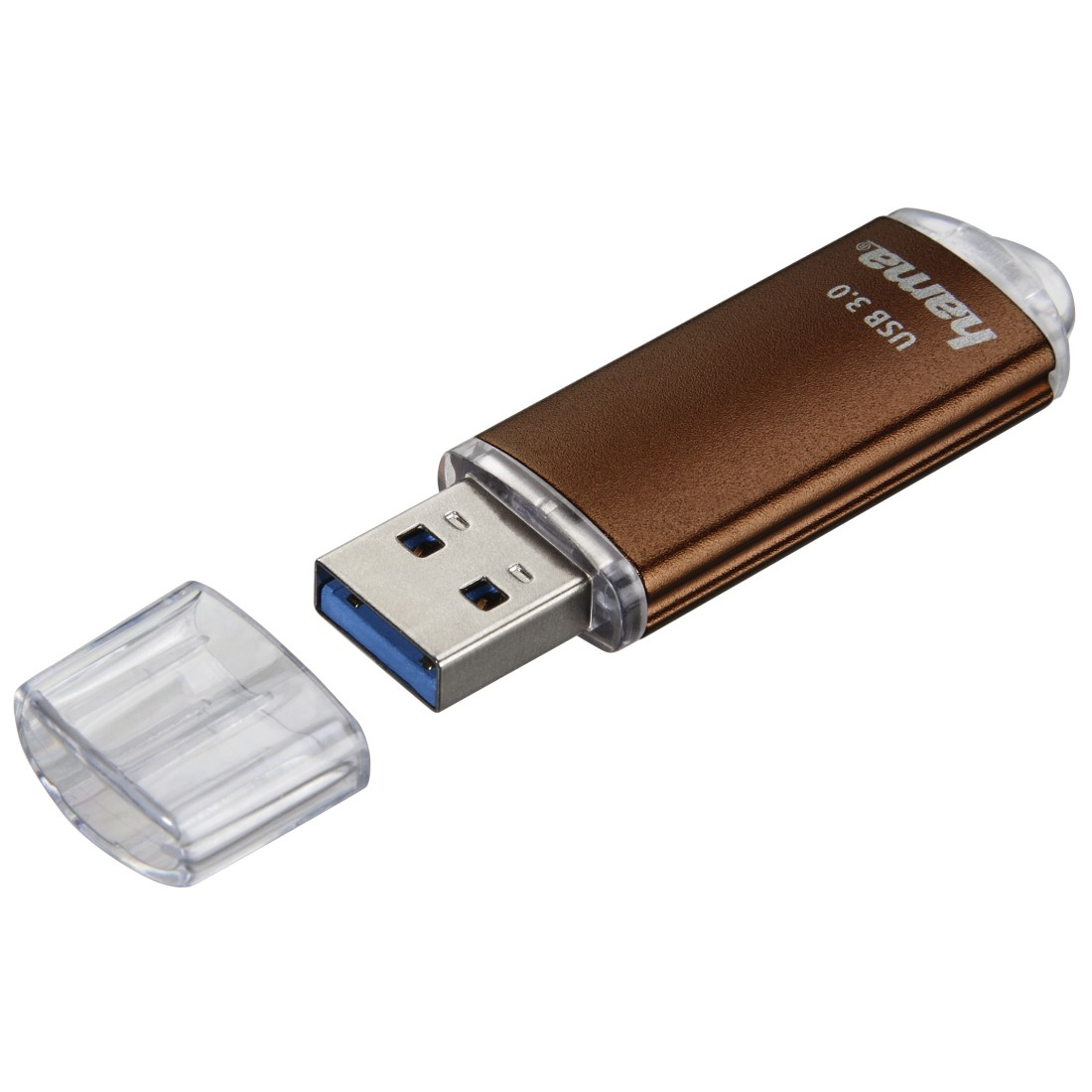 Hama Laeta 256GB unidad flash USB USB tipo A 3.2 Gen 1 (3.1 Gen 1) Marr�n