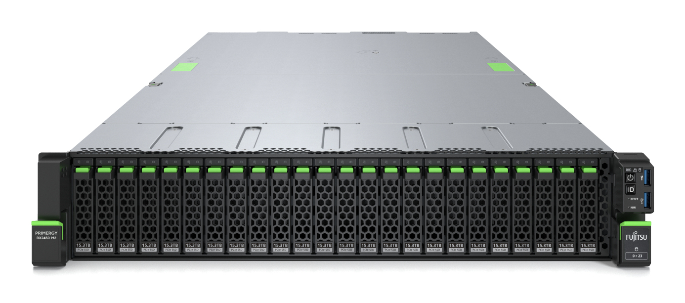 Fujitsu PY RX2450 M2 16X 2.5/EPYC 9354/