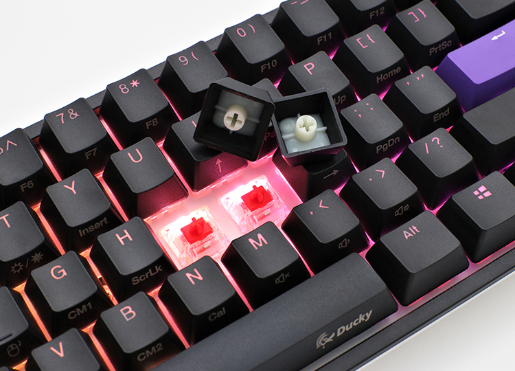 Ducky One 2 Mini RGB - Mini - USB - Mechanischer Switch - RGB-LED - Schwarz