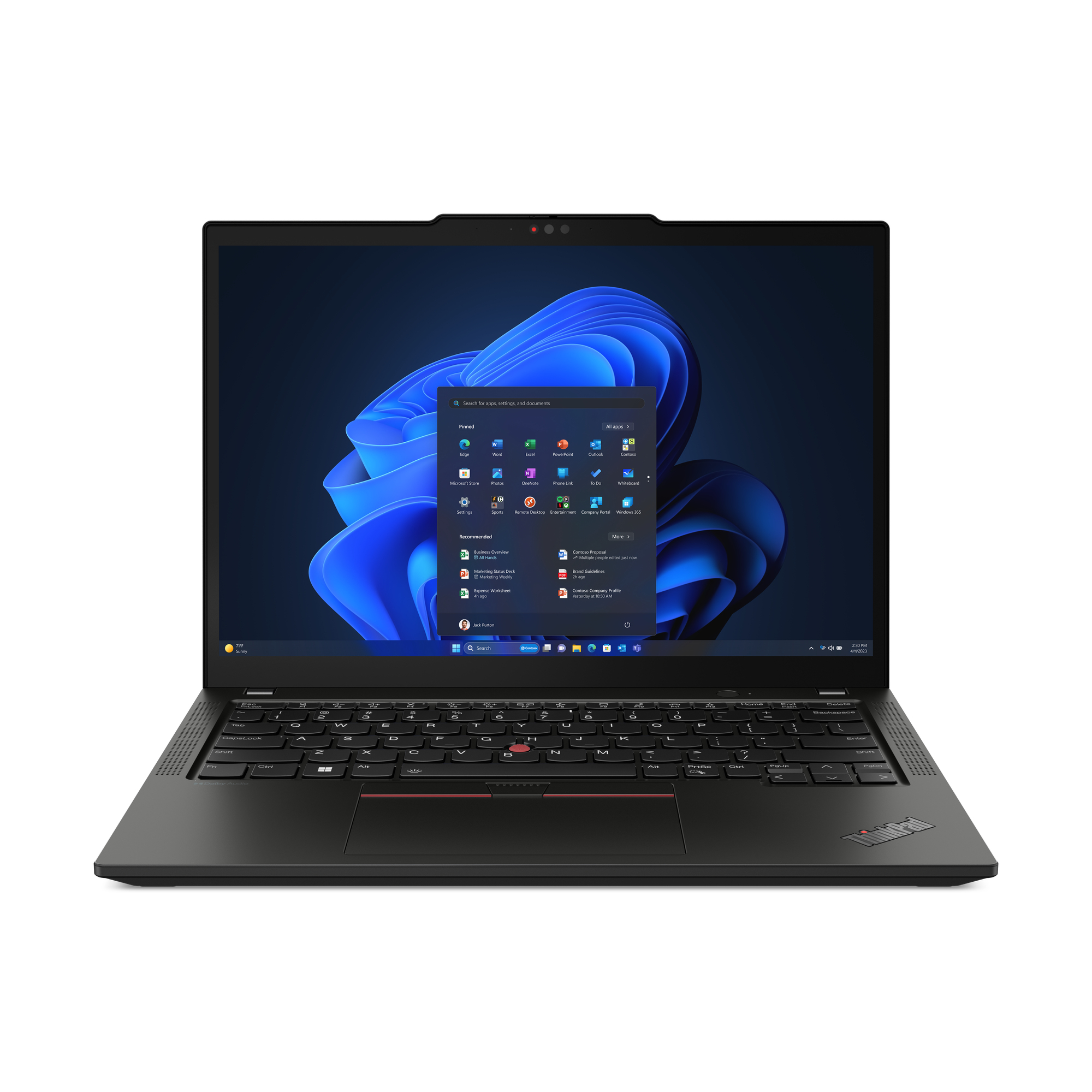 Lenovo ThinkPad X13 Intel Core Ultra 7 155U Computer portatile 33,8 cm (13.3) WUXGA 32 GB LPDDR5x-SDRAM 1 TB SSD Wi-Fi 6E (802.11ax) Windows 11 Pro Nero