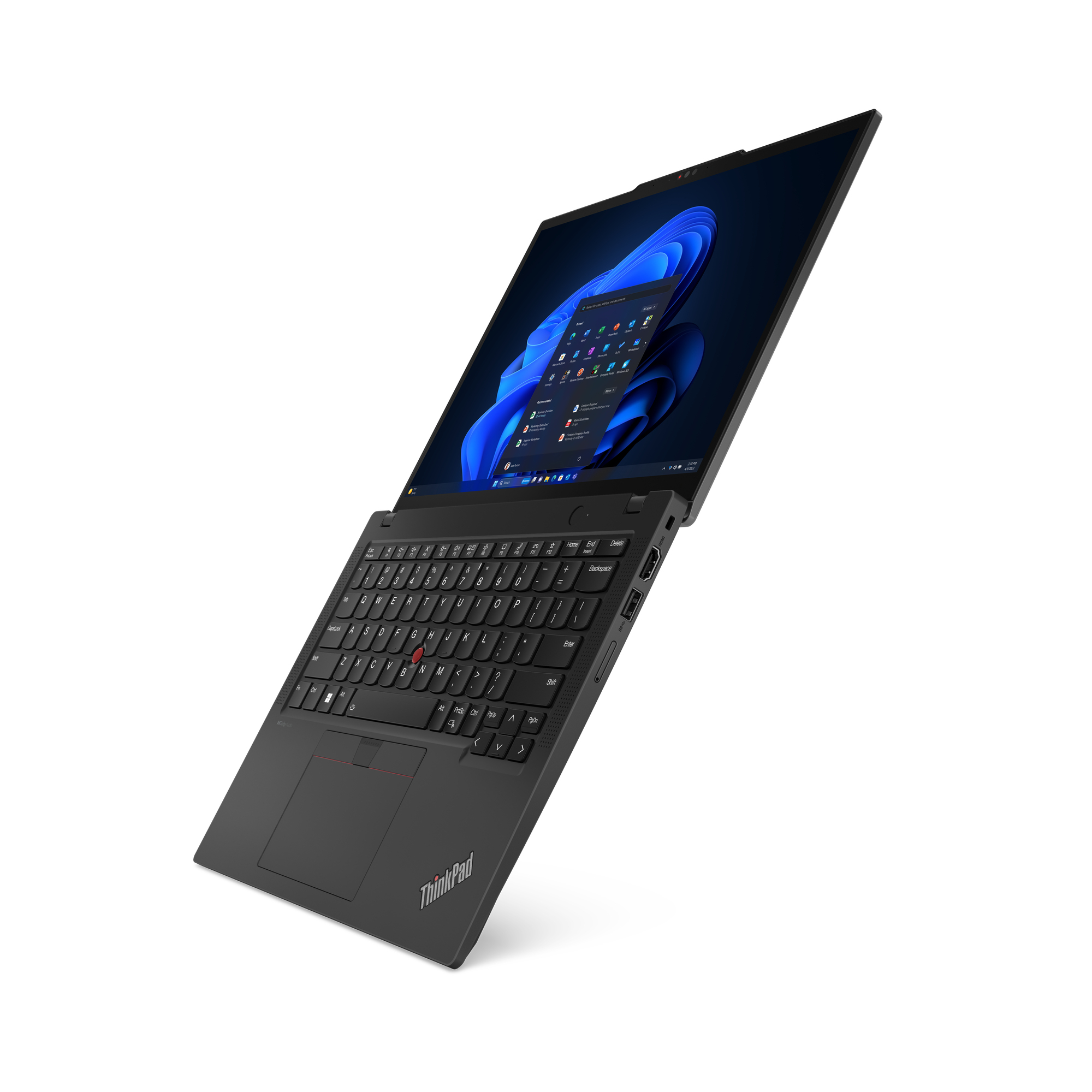 Lenovo ThinkPad X13 Intel Core Ultra 7 155U Computer portatile 33,8 cm (13.3) WUXGA 32 GB LPDDR5x-SDRAM 1 TB SSD Wi-Fi 6E (802.11ax) Windows 11 Pro Nero