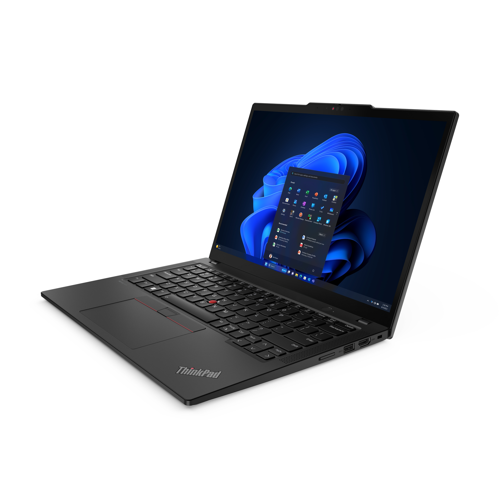 Lenovo ThinkPad X13 Intel Core Ultra 7 155U Computer portatile 33,8 cm (13.3) WUXGA 32 GB LPDDR5x-SDRAM 1 TB SSD Wi-Fi 6E (802.11ax) Windows 11 Pro Nero