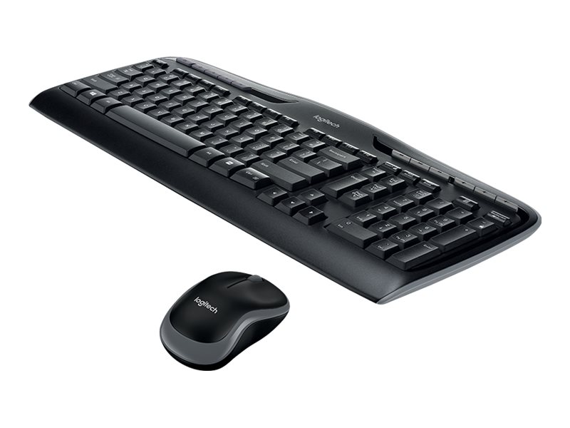 Logitech Wireless Combo MK330 teclado Ratn incluido RF inalmbrico AZERTY Belga Negro