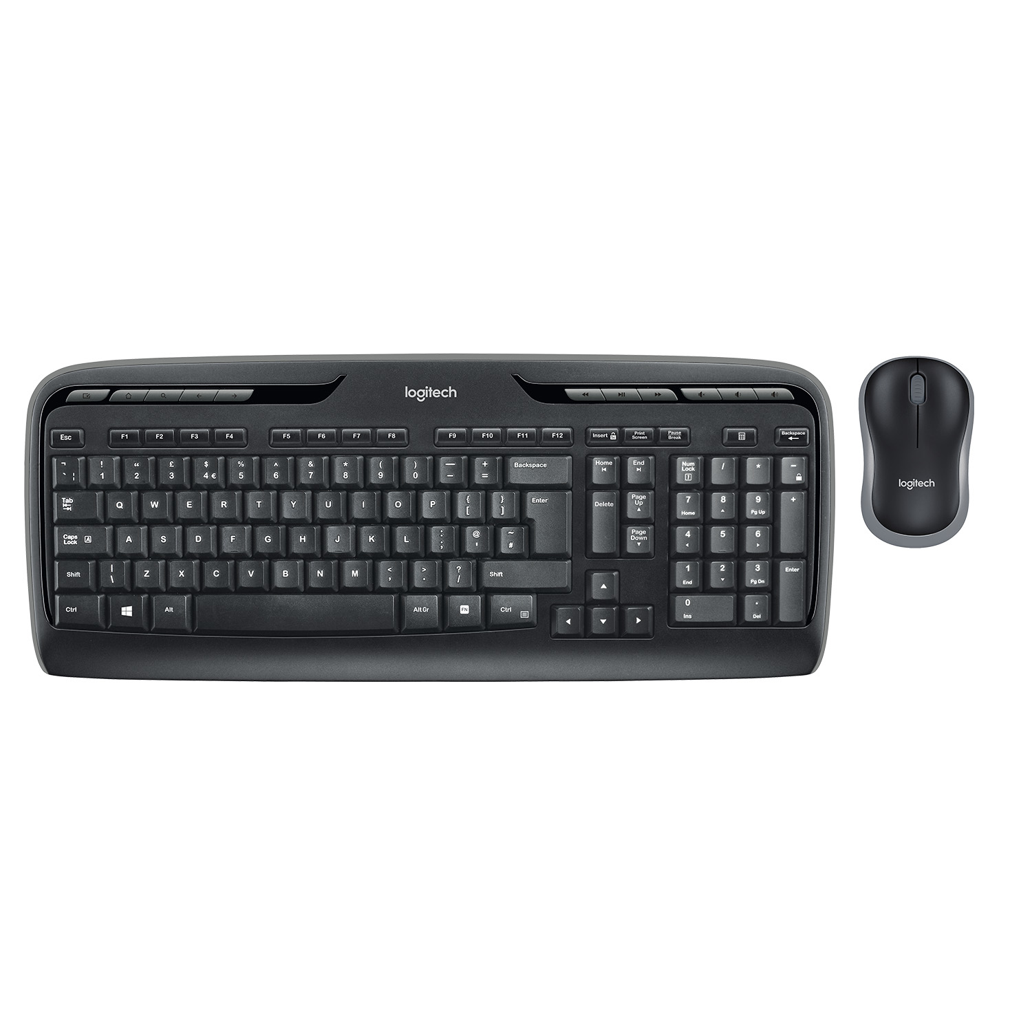 Logitech Wireless Combo MK330 teclado Ratn incluido RF inalmbrico AZERTY Belga Negro