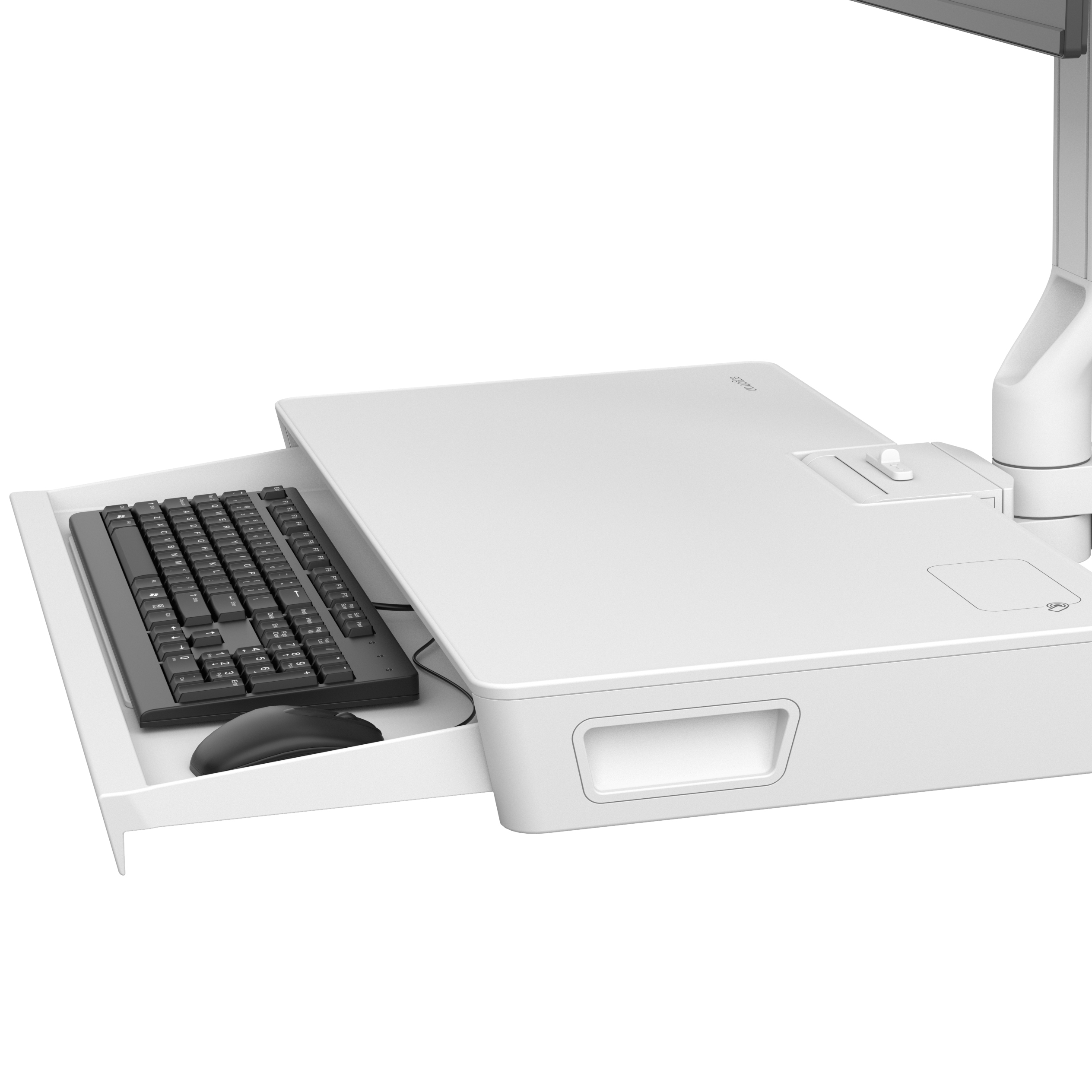 Ergotron 45-619-251 soporte y montura para estacin de trabajo/PC todo en uno 10,7 kg Blanco 68,6 cm (27)