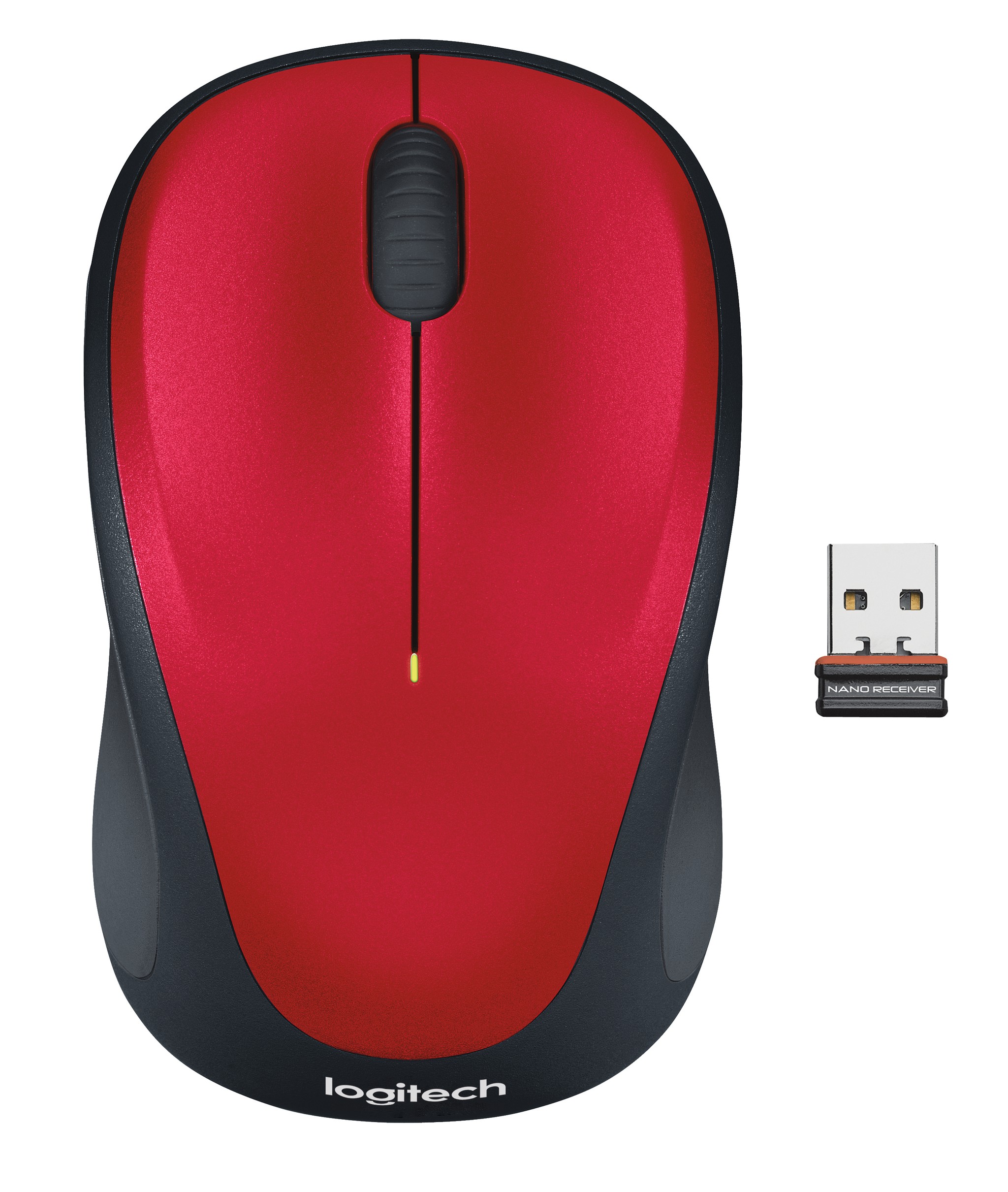 Logitech M235 - 2nd Generation - Maus - rechts- und linkshndig - optisch - kabellos - 2.4 GHz - kabelloser Empfnger (USB)