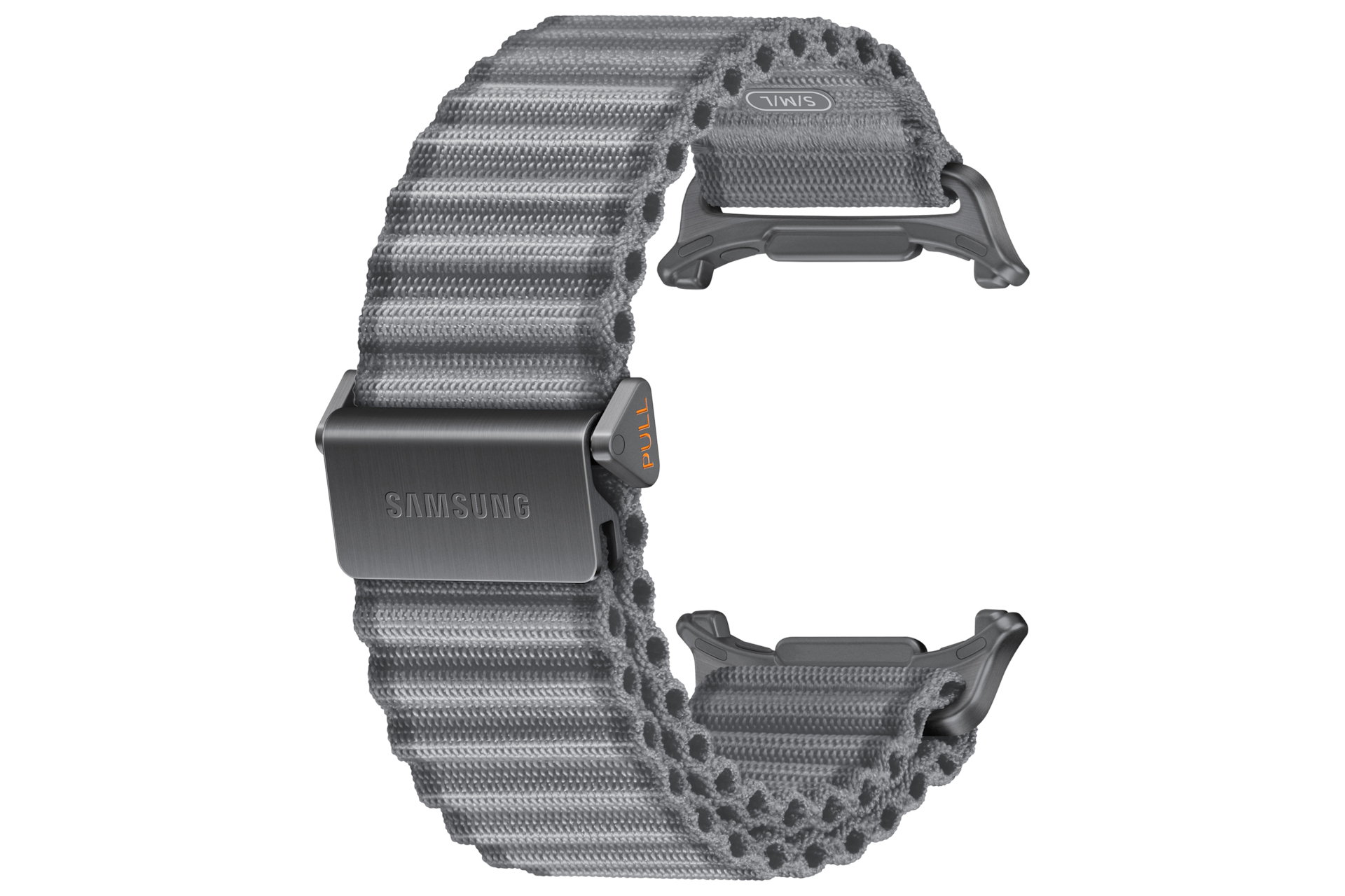Samsung Trail Band (S/M/L) for Galaxy Watch Ultra2 Bande Gris Tissu