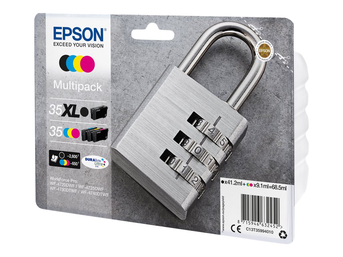 Epson Padlock 35XL ink cartridge 1 pc(s) Original High (XL) Yield Black, Cyan, Magenta, Yellow
