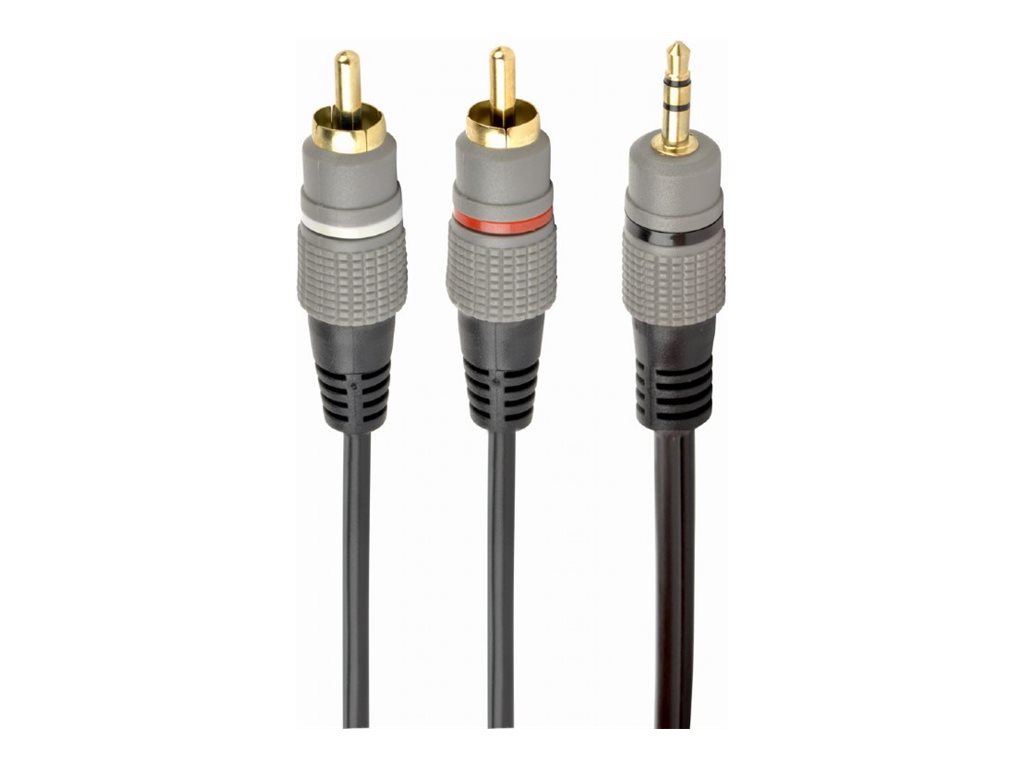 Gembird Cablexpert Select Plus Series - Audiokabel - RCA m�nnlich zu 3,5 mm Stereo m�nnlich