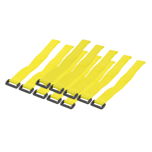 LogiLink KAB0015 presilla Nylon Amarillo
