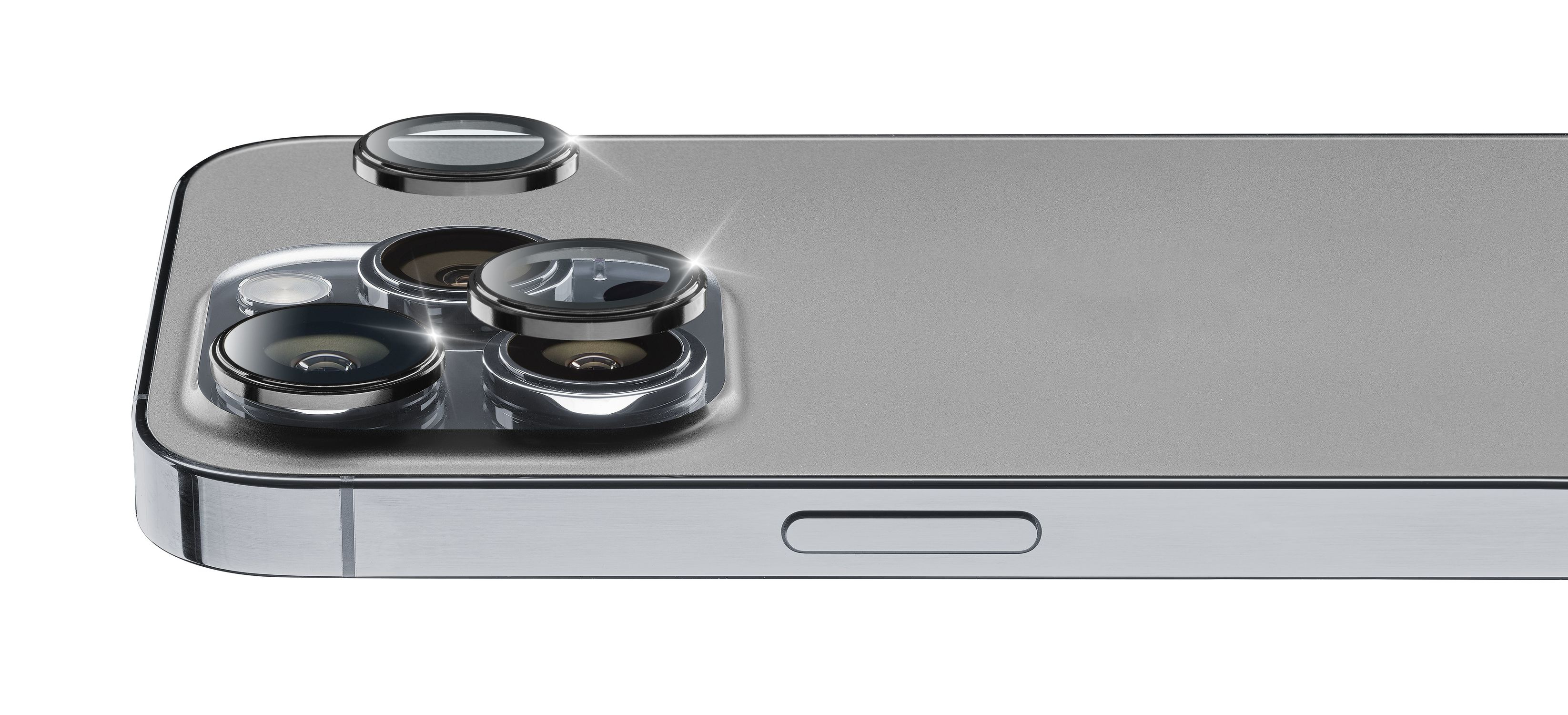 Cellularline CAMERARINGIPH16PRM �cran et protection arri�re de t�l�phones portables Protecteur dobjectif cam�ra Apple 1 pi�ce(s)