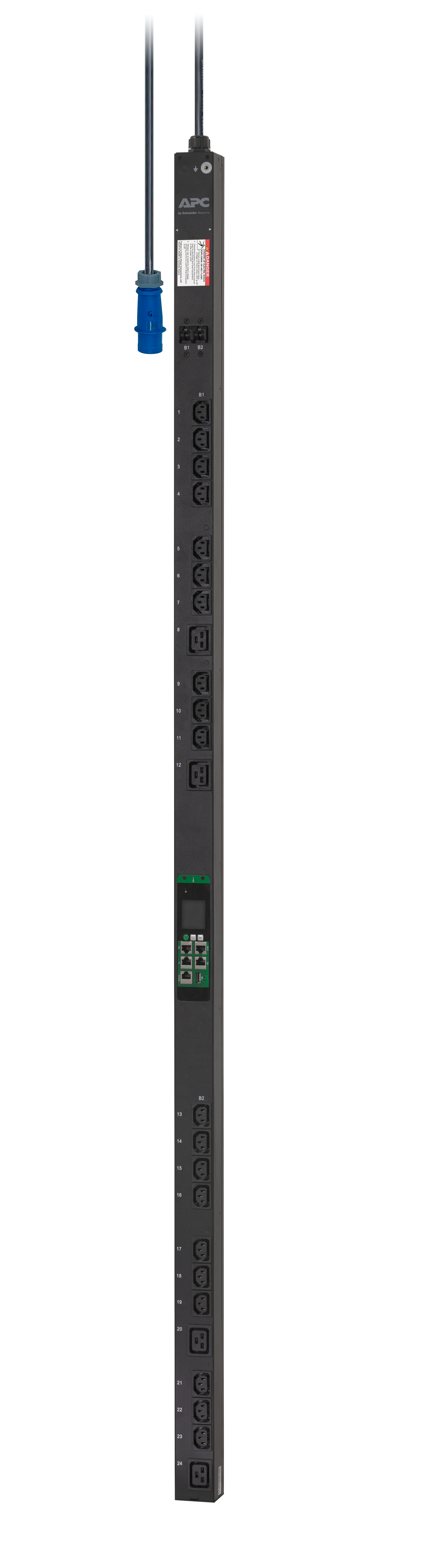 APC EasyPDU unit de distribution dnergie 24 sortie(s) CA 0U Noir