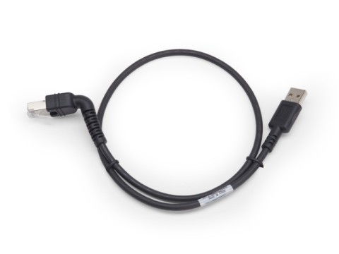 Zebra DS55 USB Cable 2 ft w/Right Angle Connector