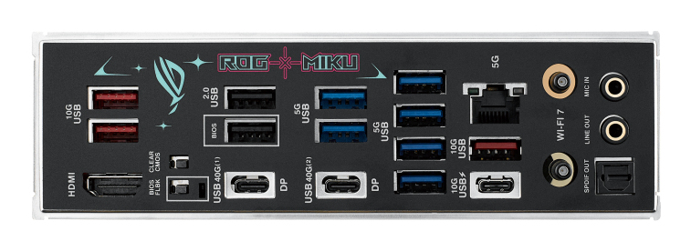 ASUS ROG STRIX X870E-H GAMING WIFI7 HATSUNE MIKU EDITION AMD X870E Z�calo AM5 ATX