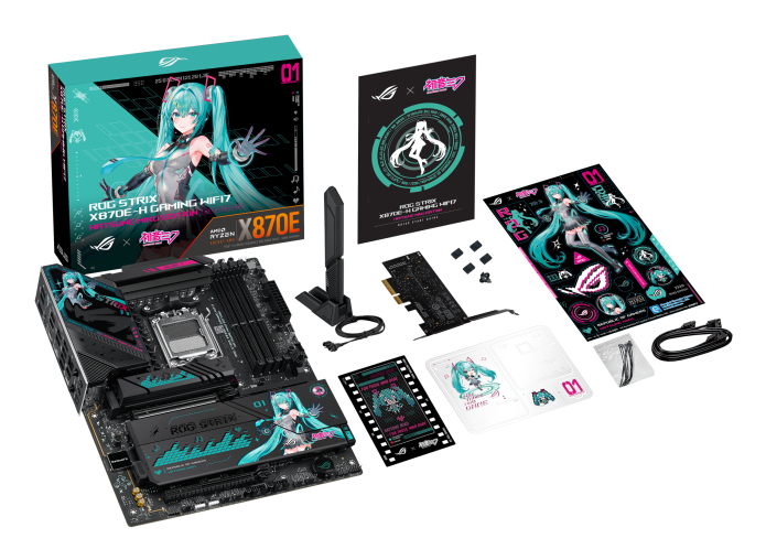 ASUS ROG STRIX X870E-H GAMING WIFI7 HATSUNE MIKU EDITION AMD X870E Z�calo AM5 ATX