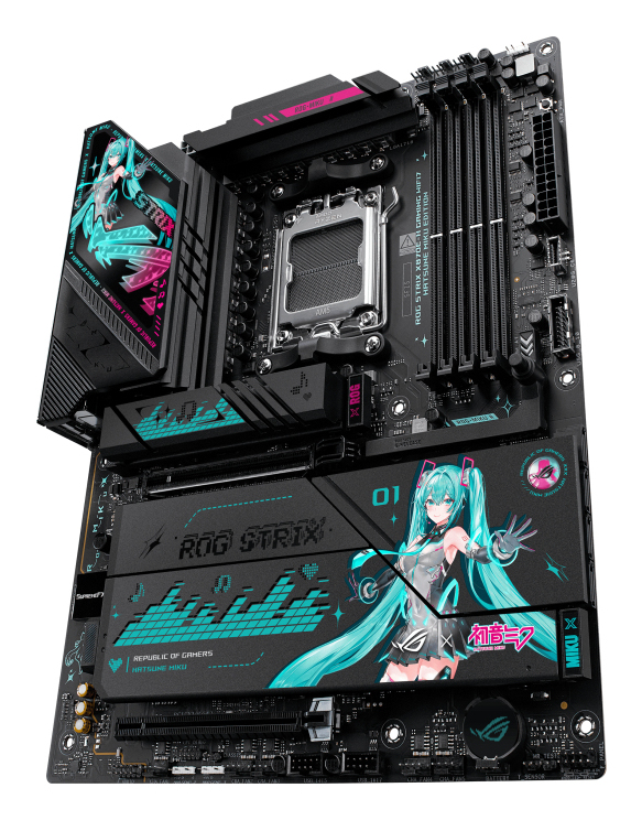 ASUS ROG STRIX X870E-H GAMING WIFI7 HATSUNE MIKU EDITION AMD X870E Z�calo AM5 ATX