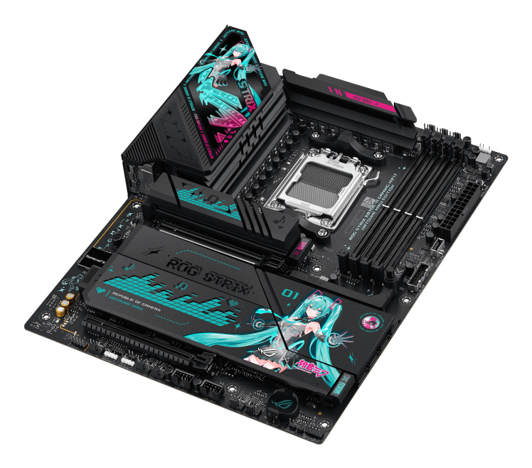 ASUS ROG STRIX X870E-H GAMING WIFI7 HATSUNE MIKU EDITION AMD X870E Z�calo AM5 ATX