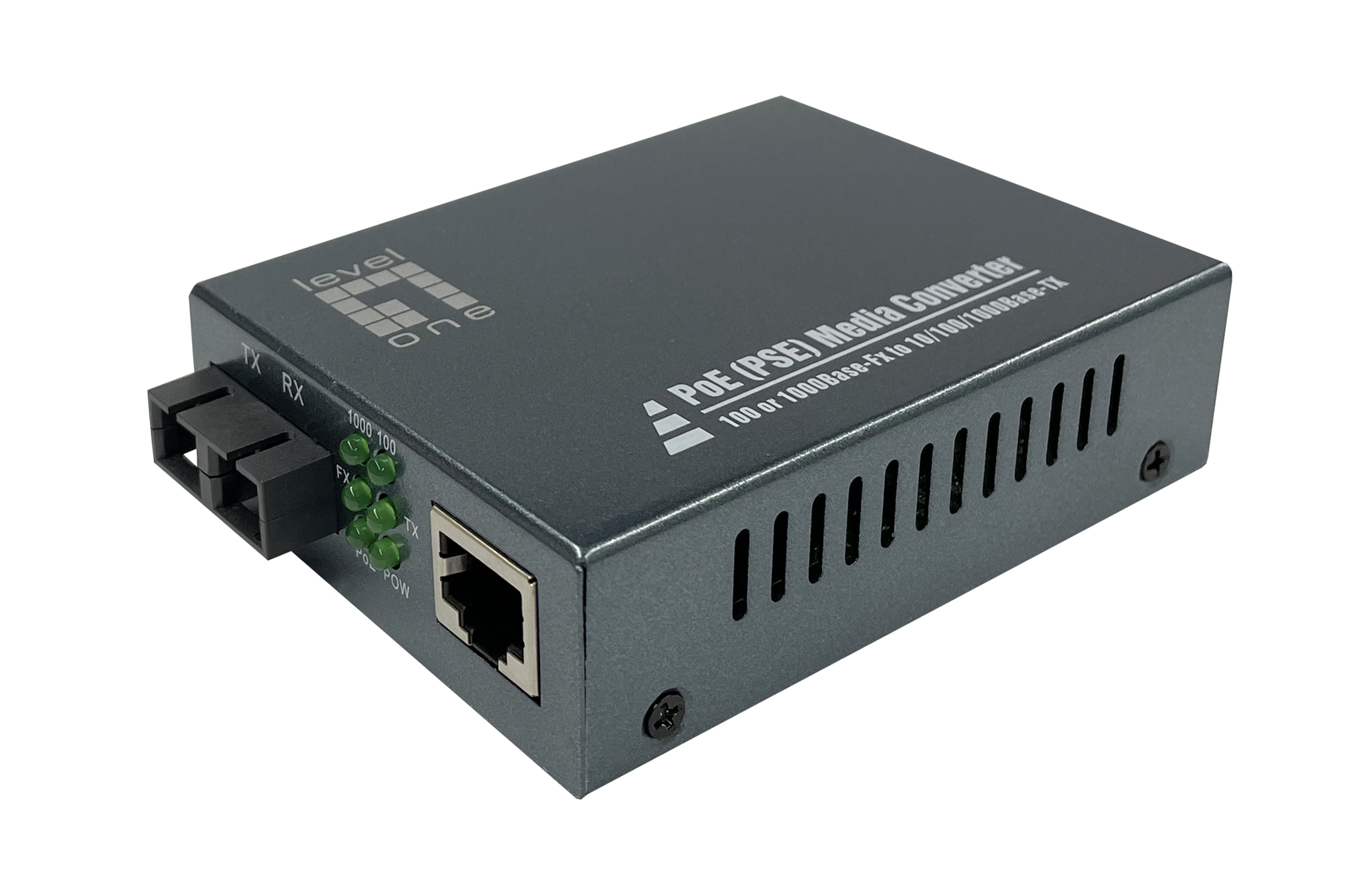 LevelOne Konverter GVT-2014 10/100/1000T>RJ45 to - Converter - 0,1 Gbps