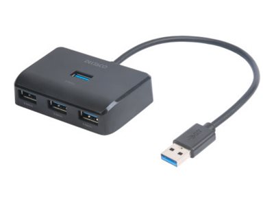 Deltaco Hub - 5 Gbps, USB-A - 4 x USB - Desktop