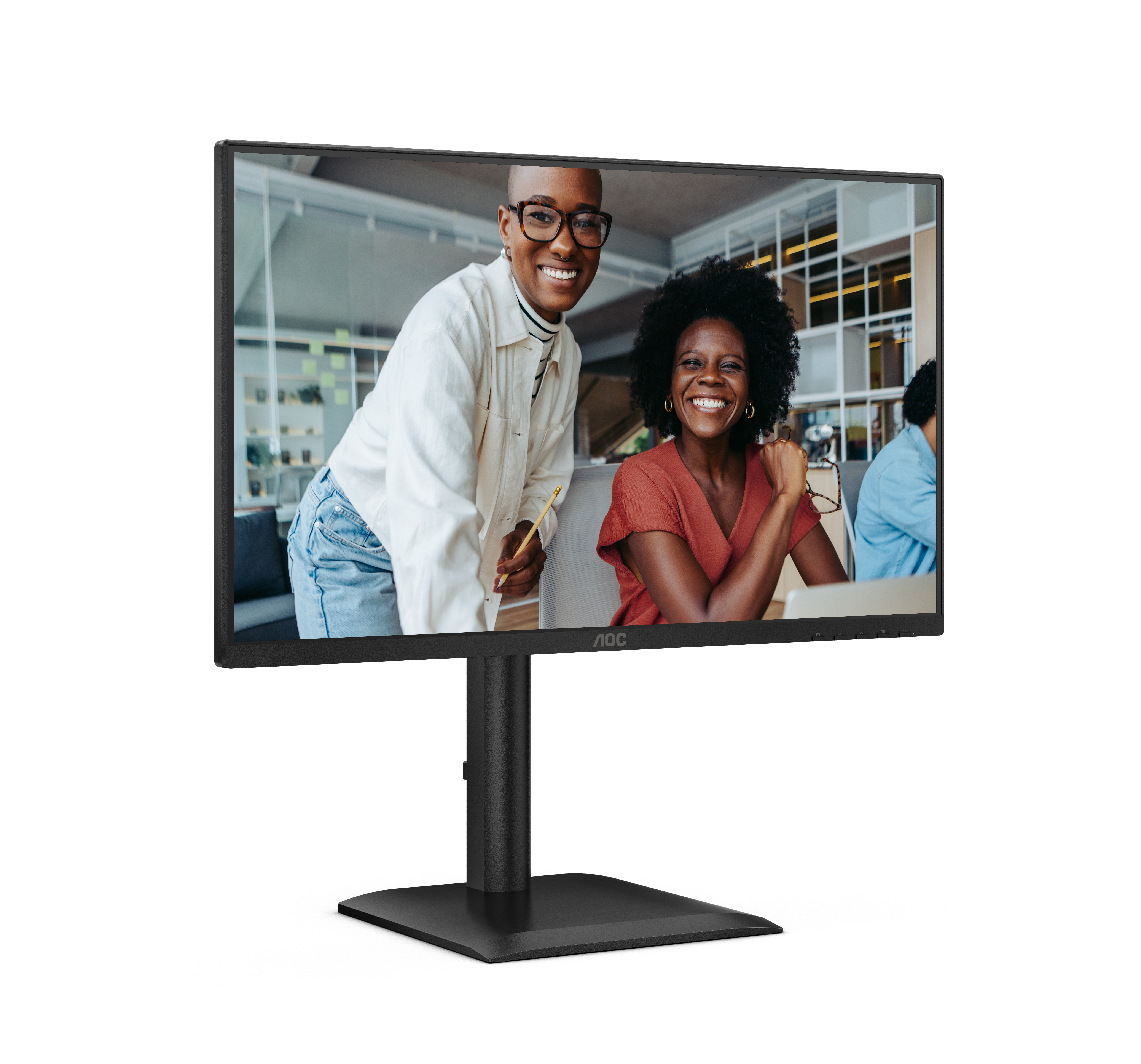 AOC E4 24E4CV computer monitor 60.5 cm (23.8) 1920 x 1080 pixels Full HD LED Black