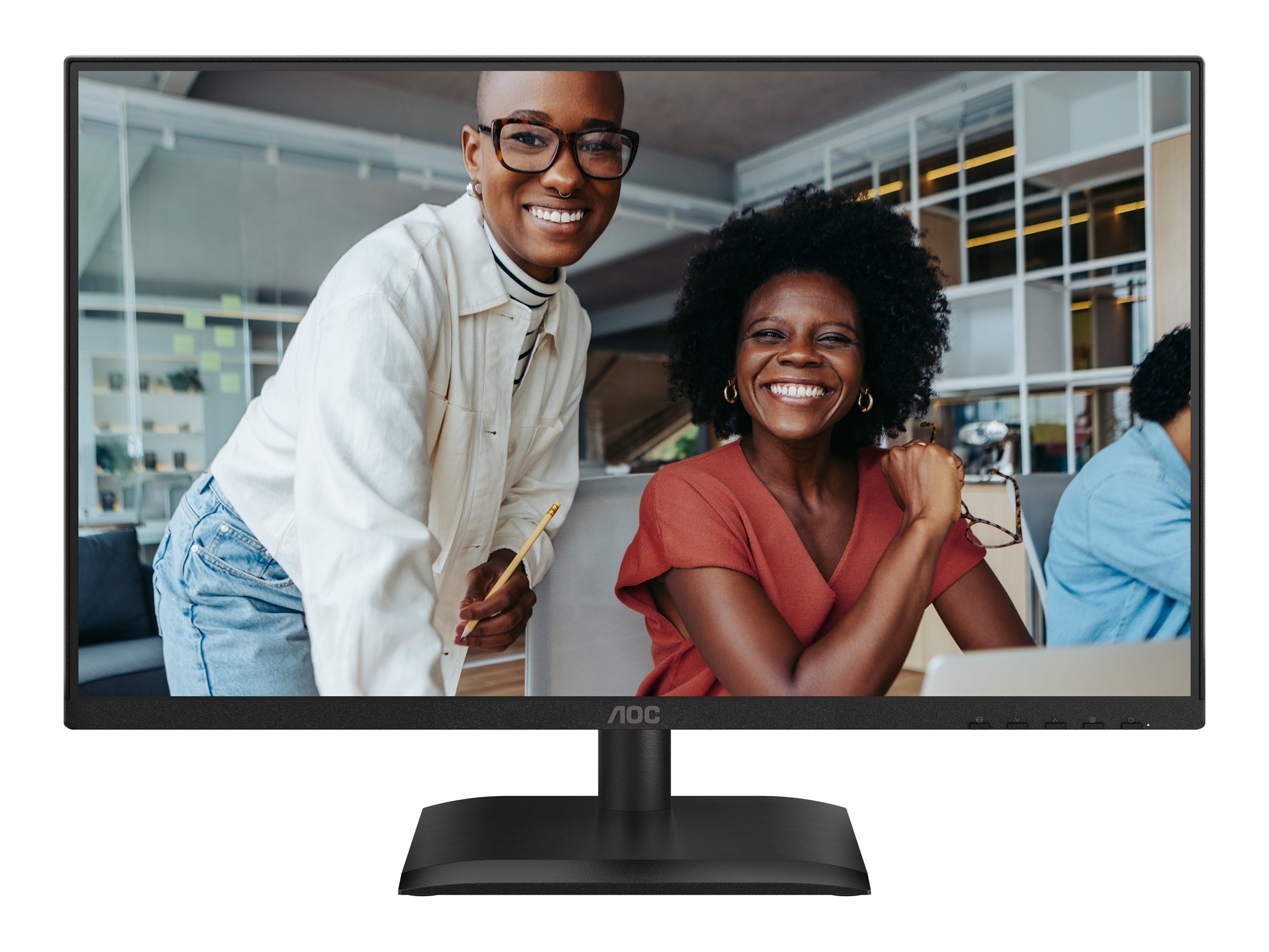 AOC E4 24E4CV computer monitor 60.5 cm (23.8) 1920 x 1080 pixels Full HD LED Black