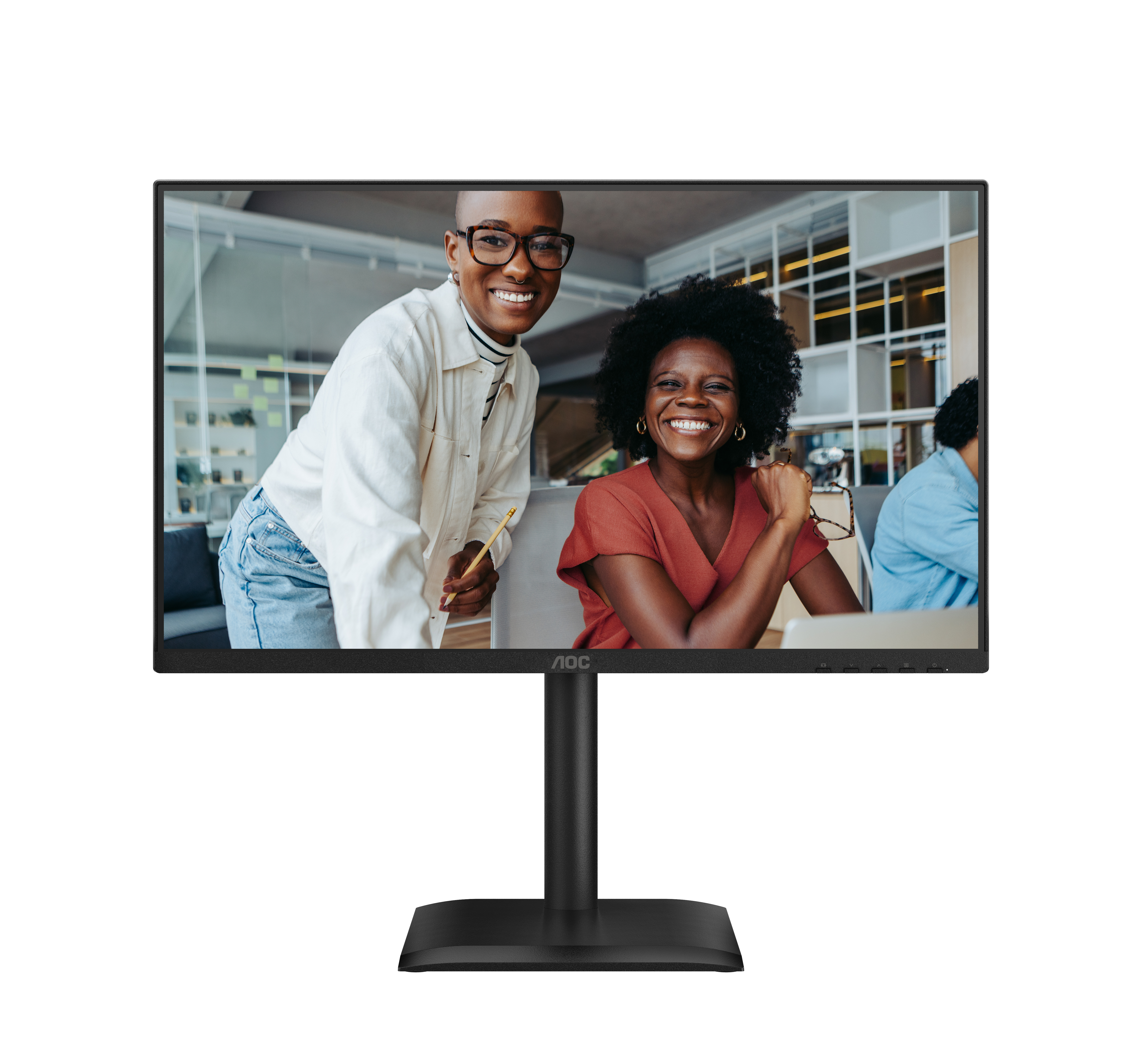 AOC E4 24E4CV computer monitor 60.5 cm (23.8) 1920 x 1080 pixels Full HD LED Black