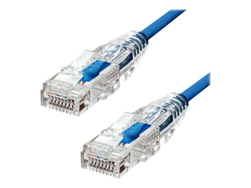 ProXtend Ultra Slim CAT6 U/UTP CU LSZH Ethernet Cable Blue 5M