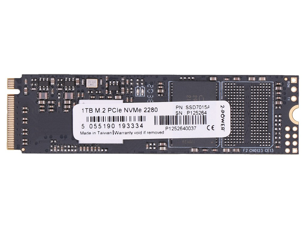 2-Power 2P-INSSD1TM280NM1 unidad de estado s�lido 1 TB M.2 PCI Express 3.0 NVMe