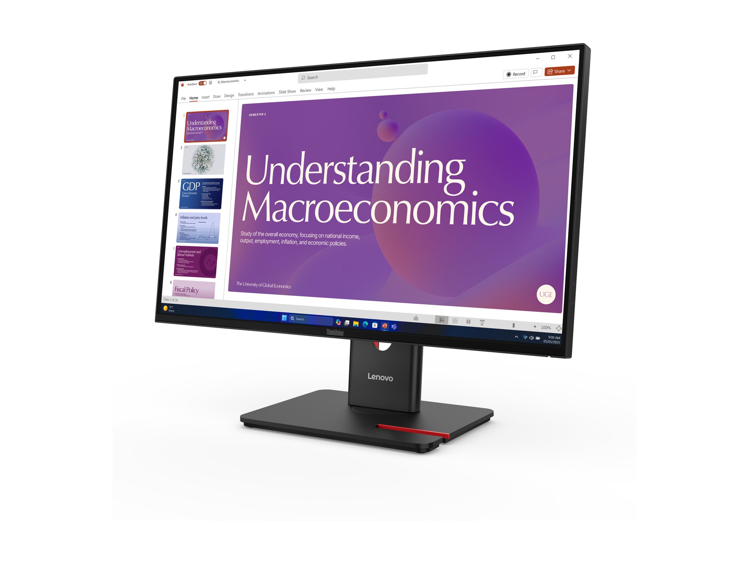 Lenovo ThinkVision T24D-40 LED display 60,5 cm (23.8) 1920 x 1080 Pixel Full HD LCD Nero
